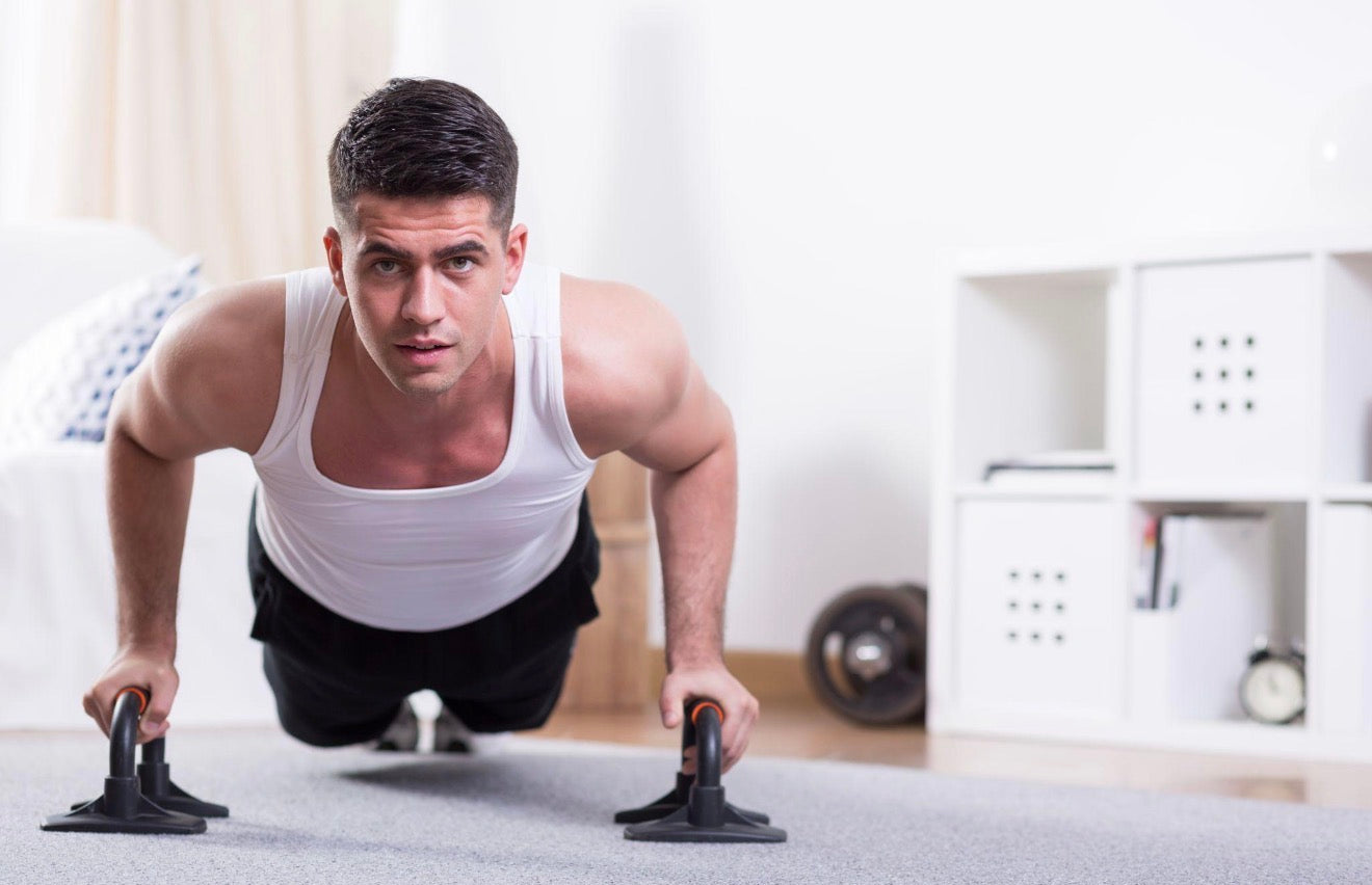 CoreFlex Push-Up Bars – Non-Slip Handles for Chest, Arms & Core Strength Training