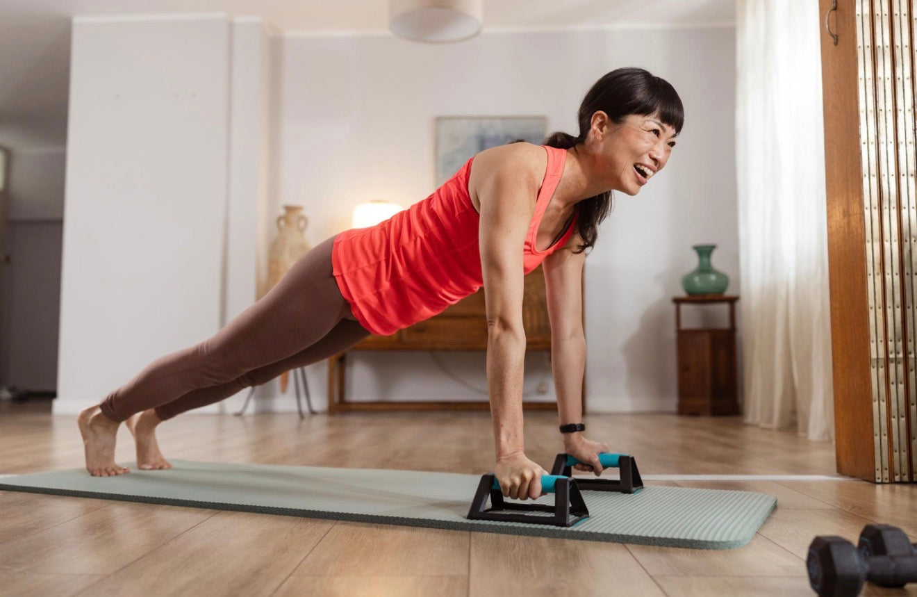 CoreFlex Push-Up Bars – Non-Slip Handles for Chest, Arms & Core Strength Training