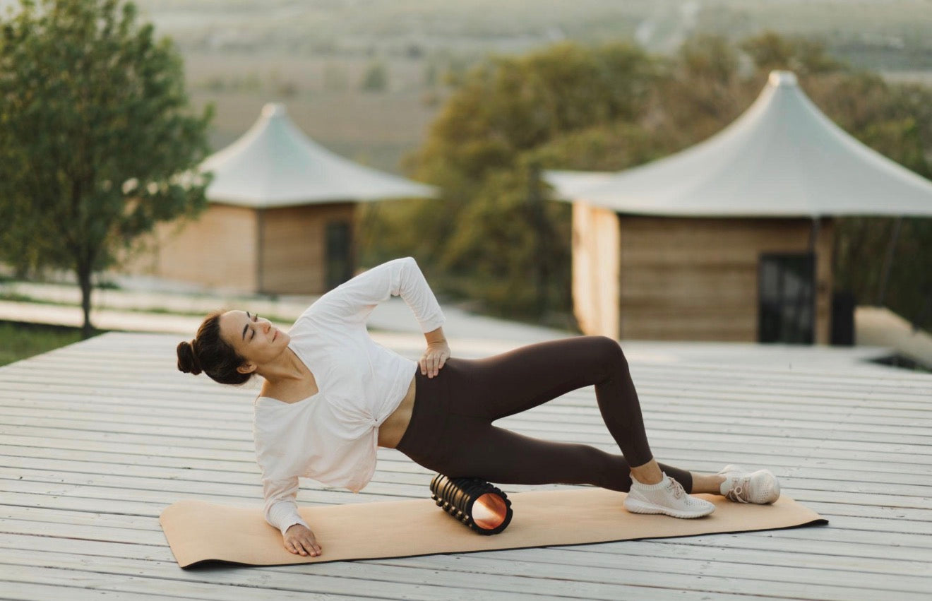 CoreFlex Foam Roller – Deep Tissue Muscle Recovery & Home Workout Massage Tool