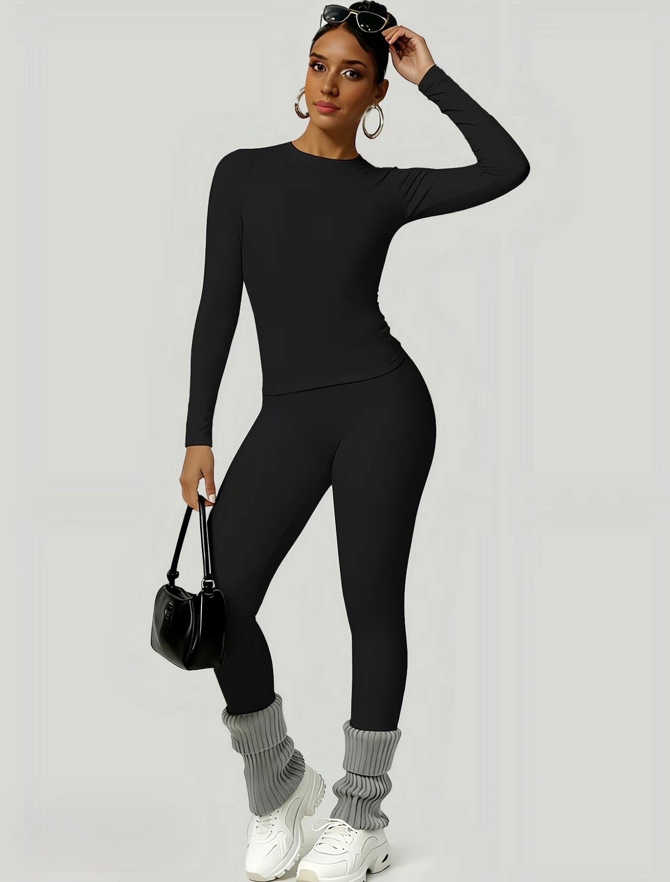 CoreFlex SculptFit Women Gym Set (High Waist & Seamless